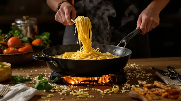 « Je ne mets ni crème ni fromage » : mes spaghetti sont ultra crémeux grâce à ce secret de cuisine