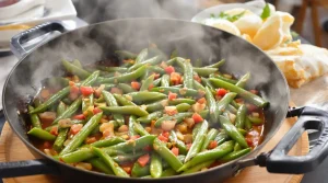 Mieux que bouillis à l&rsquo;eau : ces haricots verts ont bien plus de goût quand on les cuisine ainsi