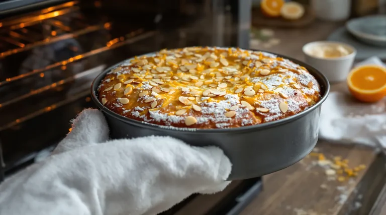 Moelleux et doré, ce gâteau aux clémentines et amandes se prépare en moins de 15 minutes
