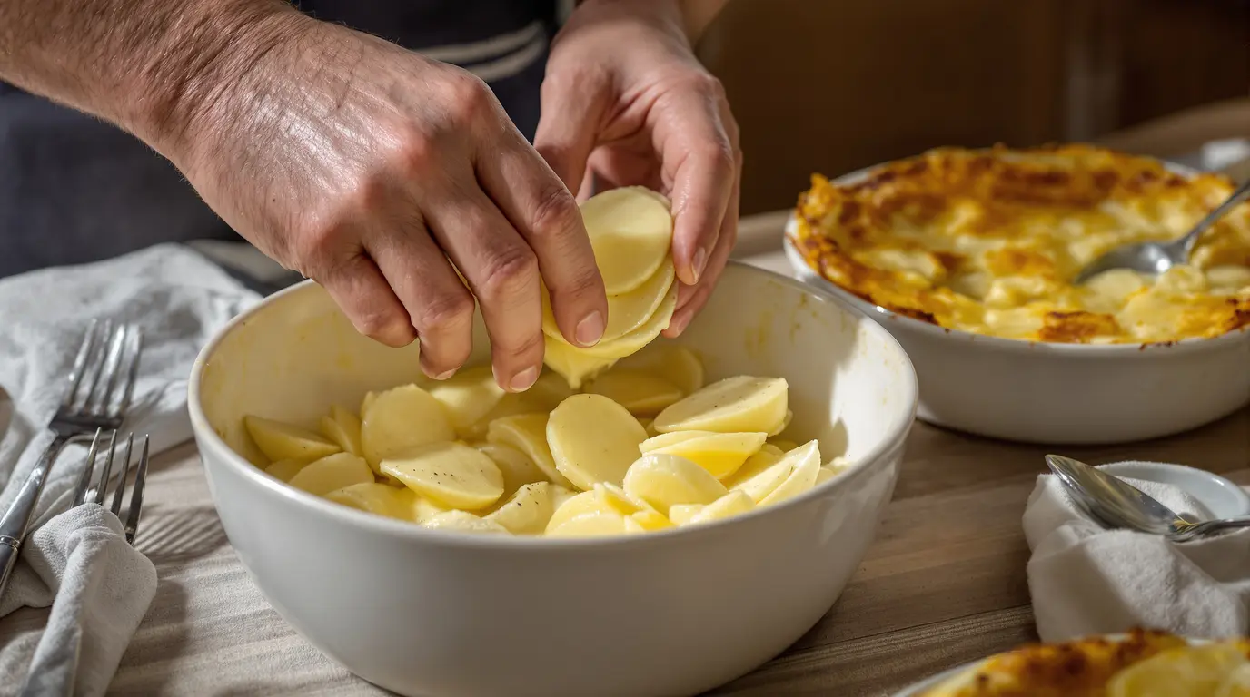 Pas besoin de crème : mon gratin dauphinois est fondant quand je fais enfin le bon geste Pas besoin de crème : mon gratin dauphinois est fondant quand je fais enfin le bon geste