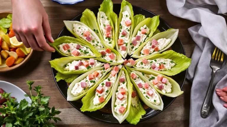 Petites barquettes d’endive au jambon : ma recette d’apéritif ultra express prête en quelques minutes