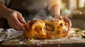 « Un bon petit goût de boulangerie artisanale » : la brioche aux pommes caramélisées que j’adore