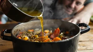 Les cuisiniers basques l’affirment : le secret des lentilles parfaites, c’est de les faire revenir dans…