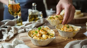 recette coquille saint-jacques à la bretonne champignons