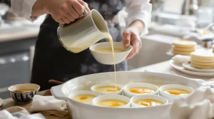 recette oeufs au lait bain-marie