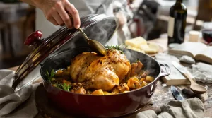 temps de cuisson pintade en cocotte en fonte