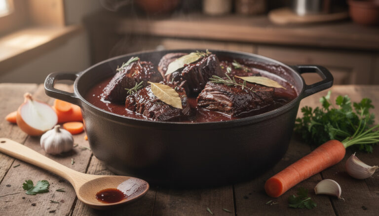 découvrez nos astuces pour réussir un bourguignon moelleux même avec une viande dure, et savourez un plat traditionnel riche en saveurs.