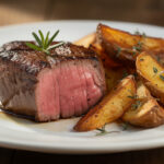 découvrez notre recette simple et savoureuse de filet mignon accompagné de pommes de terre au four, parfaite pour un repas gourmand et facile à préparer.